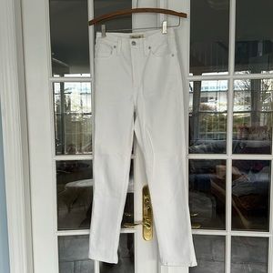 Madewell white jeans size 27